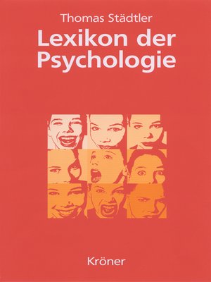 Lexikon Der Psychologie By Thomas Städtler · OverDrive: Free Ebooks ...